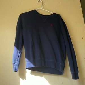 Navy long sleeve polo